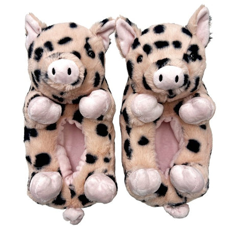 Pig Belly Hugs - Women's Plush Animal slippers king-general-store-5710.myshopify.com