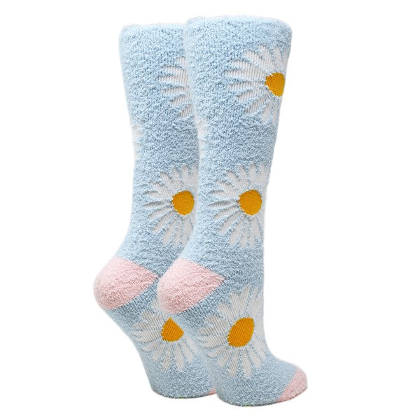 Daisy - Women's fuzzy crew socks king-general-store-5710.myshopify.com