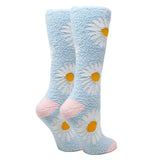 Daisy - Women's fuzzy crew socks king-general-store-5710.myshopify.com