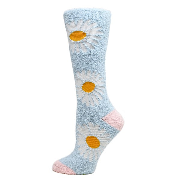 Daisy - Women's fuzzy crew socks king-general-store-5710.myshopify.com