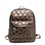 Jade Metallic Puffer Backpack king-general-store-5710.myshopify.com