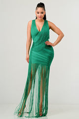 Green Feeling Festive Fringe Mini Dress king-general-store-5710.myshopify.com