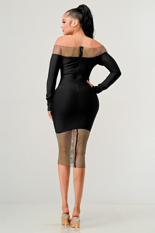 Black Classic Bandage Dress king-general-store-5710.myshopify.com