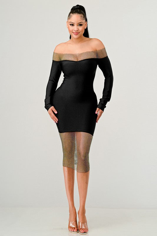 Black Classic Bandage Dress king-general-store-5710.myshopify.com