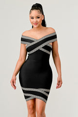 Holiday Collection Off Shoulder Mini Dress king-general-store-5710.myshopify.com