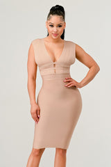 NATURALLY CHIC BANDAGE DRESS king-general-store-5710.myshopify.com