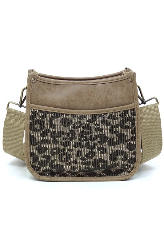 Leopard Colorblock Hobo Crossbody Bag king-general-store-5710.myshopify.com