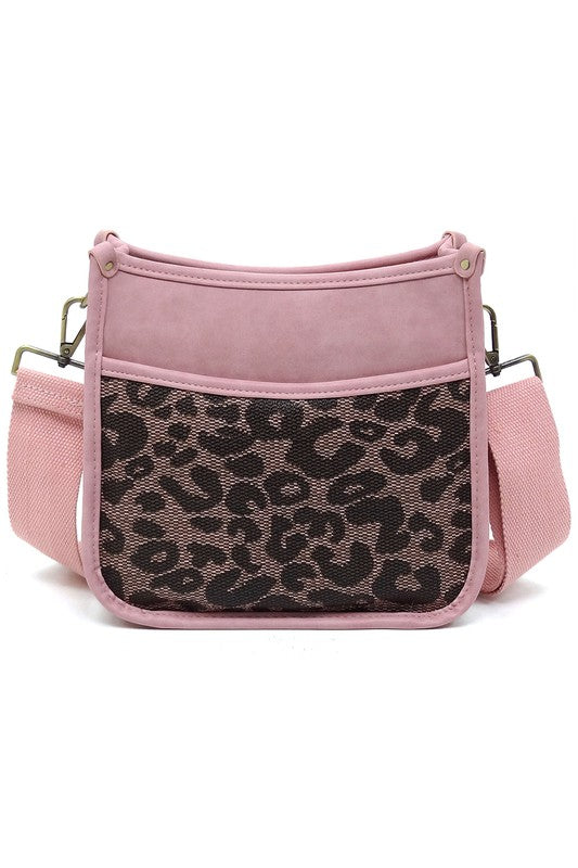 Leopard Colorblock Hobo Crossbody Bag king-general-store-5710.myshopify.com