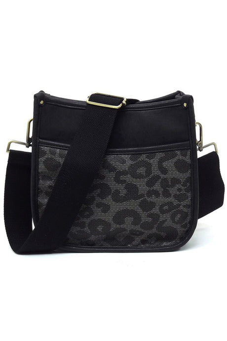 Leopard Colorblock Hobo Crossbody Bag king-general-store-5710.myshopify.com