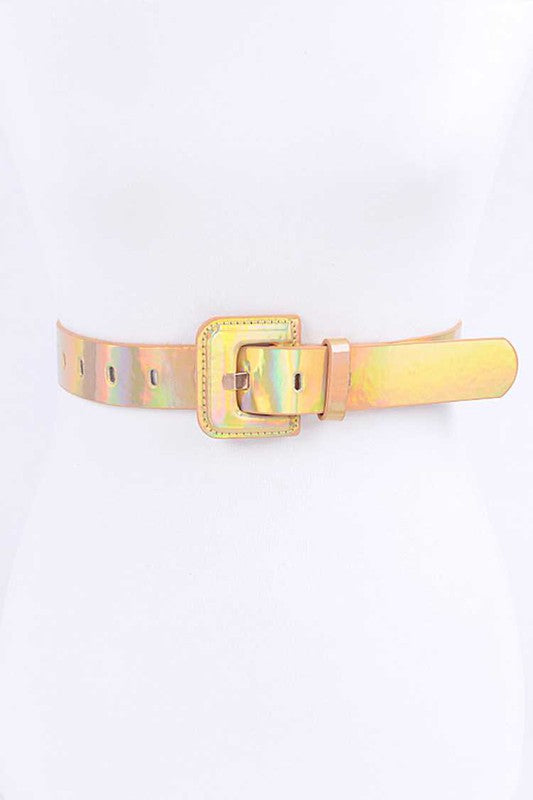 Plus Holographic Fashion Belt