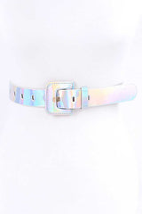 Plus Holographic Fashion Belt