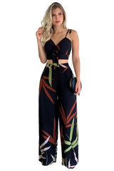 Cami Crop Adjustable Strap Top Pant Set king-general-store-5710.myshopify.com