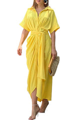 Tie Waist Summer Maxi Dress king-general-store-5710.myshopify.com