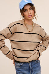 Eunice Striped Pullover Sweater