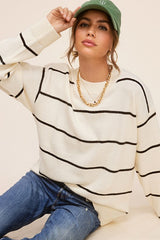 Eunice Striped Pullover Sweater