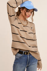 Eunice Striped Pullover Sweater