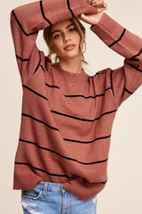 Eunice Striped Pullover Sweater