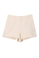 Ivory High Waisted Slant Pocket Line Shorts king-general-store-5710.myshopify.com