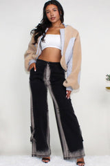 Cherish Charm Cropped Sherpa Cropped Jacket king-general-store-5710.myshopify.com