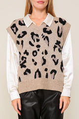 Leopard Vest