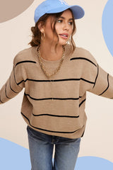 Eunice Striped Pullover Sweater