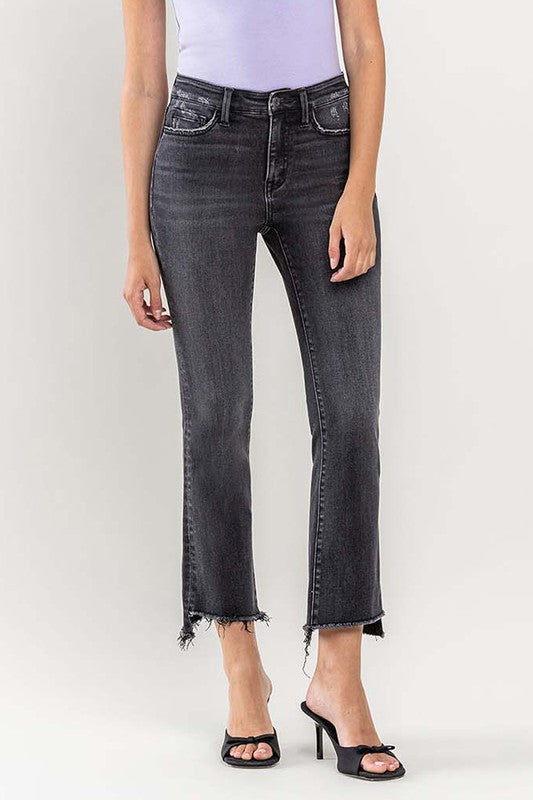 Plus Size High Rise Crop Flare Jeans king-general-store-5710.myshopify.com