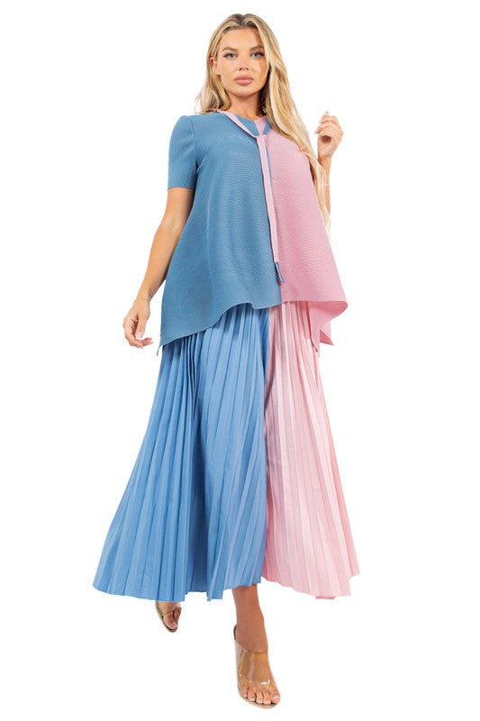 Color Block Palazzo Pants Set king-general-store-5710.myshopify.com