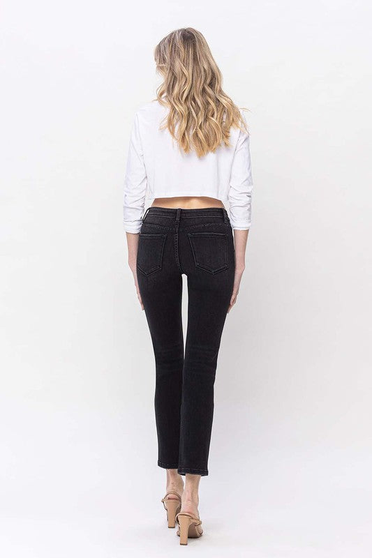 Mid Rise Ankle Slim Straight Jeans king-general-store-5710.myshopify.com