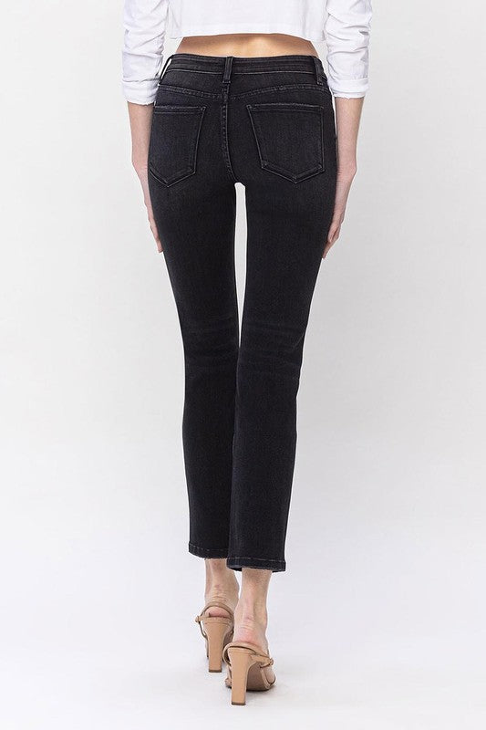 Mid Rise Ankle Slim Straight Jeans king-general-store-5710.myshopify.com