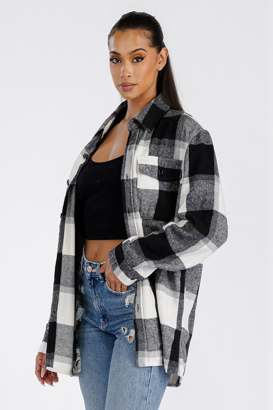 Boyfriend Oversized Soft Flannel Shacket king-general-store-5710.myshopify.com