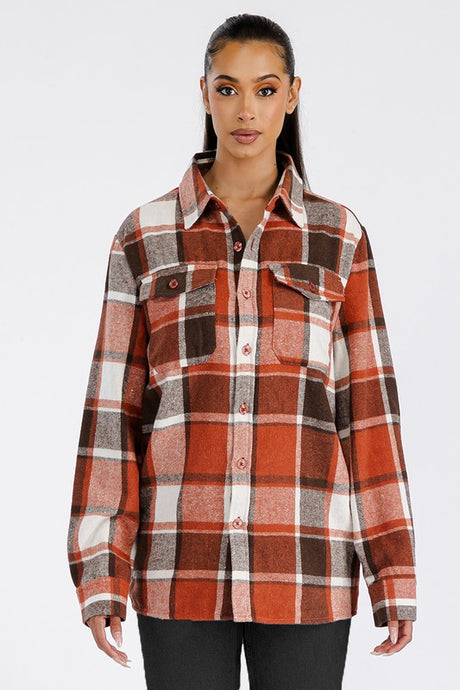 Boyfriend Oversized Soft Flannel Shacket king-general-store-5710.myshopify.com