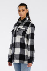 Oversized Boyfriend Soft Flannel Shacket king-general-store-5710.myshopify.com