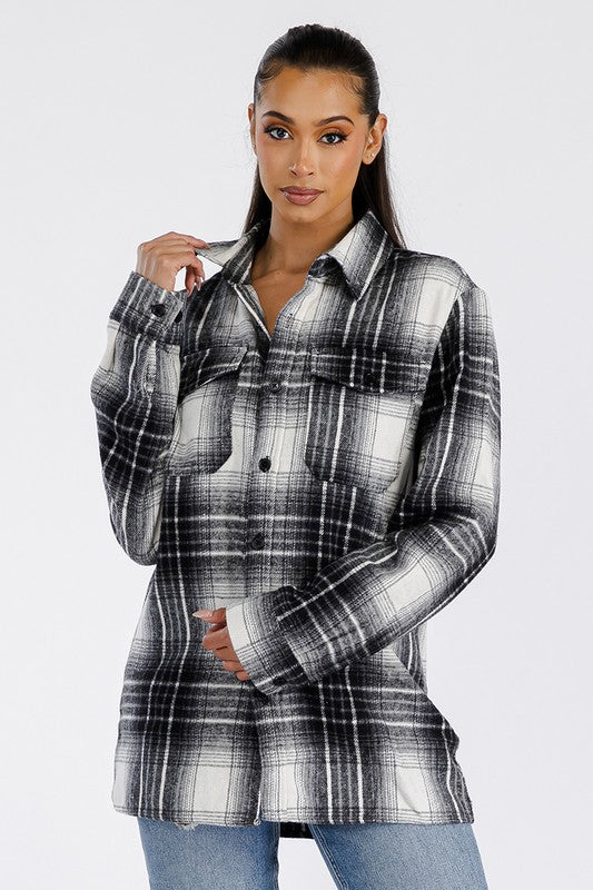 Boyfriend Oversized Soft Flannel Shacket king-general-store-5710.myshopify.com