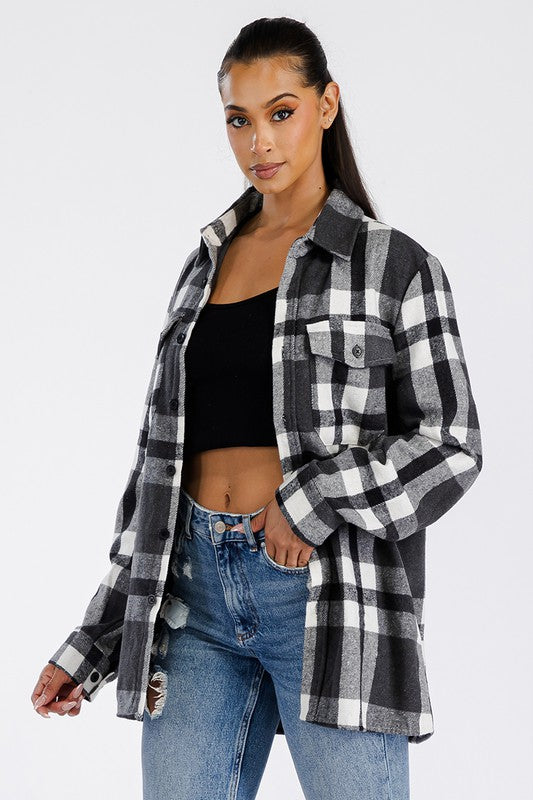 Boyfriend Oversized Soft Flannel Shacket king-general-store-5710.myshopify.com