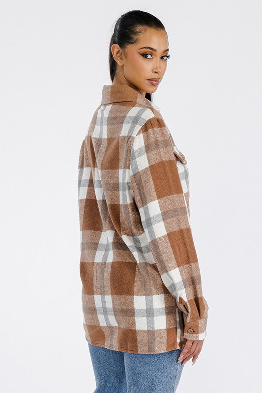 Boyfriend Oversized Soft Flannel Shacket king-general-store-5710.myshopify.com