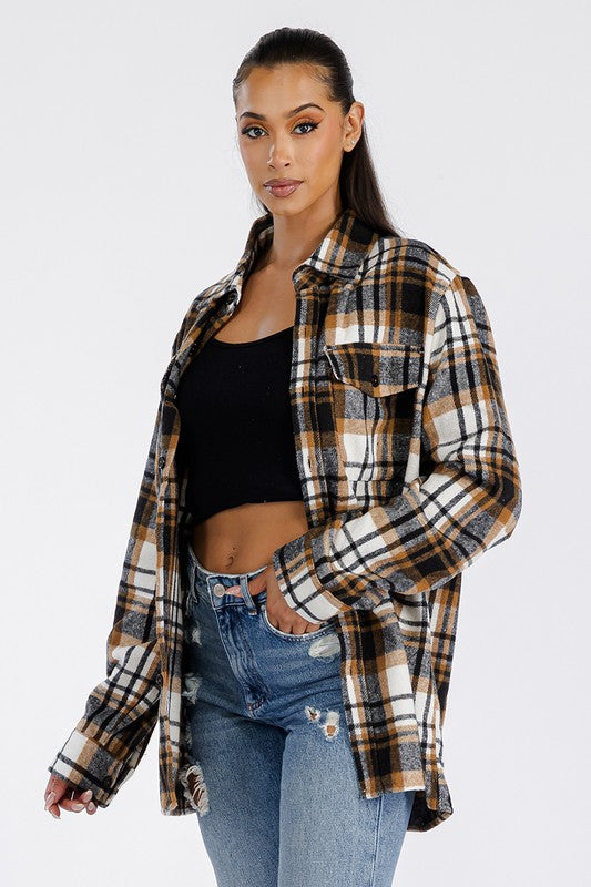 Boyfriend Oversized Soft Flannel Shacket king-general-store-5710.myshopify.com