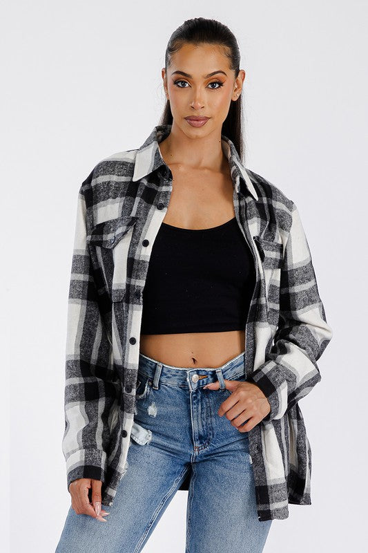 Boyfriend Oversized Soft Flannel Shacket king-general-store-5710.myshopify.com