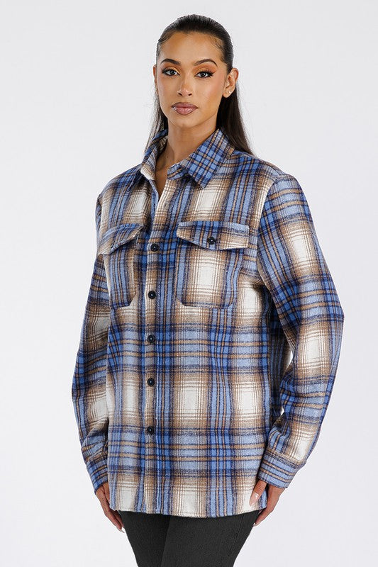 Boyfriend Oversized Soft Flannel Shacket king-general-store-5710.myshopify.com