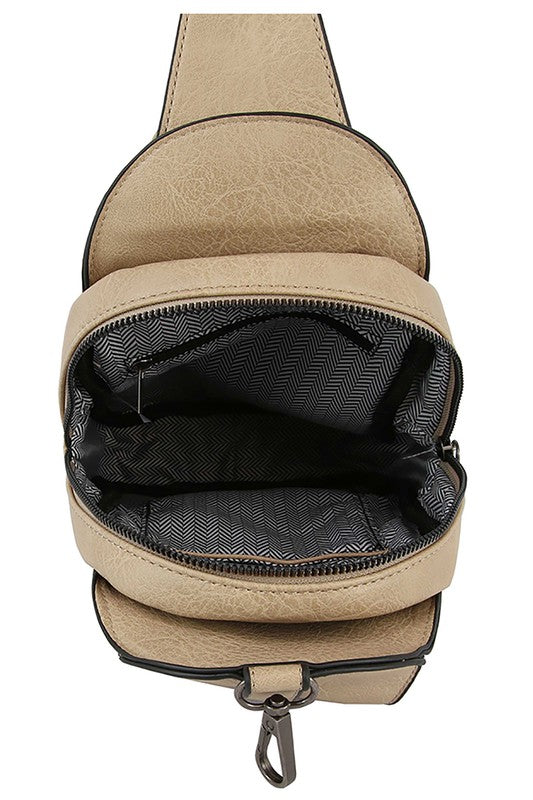 Buckle Pocket Sling Bag Backpack king-general-store-5710.myshopify.com