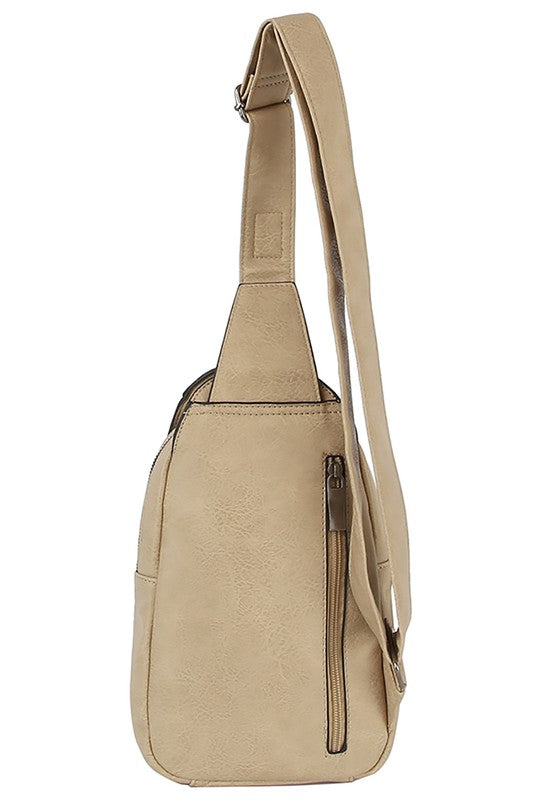 Buckle Pocket Sling Bag Backpack king-general-store-5710.myshopify.com