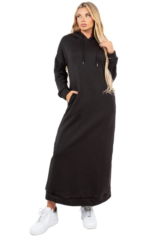 SEXY LONG MAXI HOODIE DRESS king-general-store-5710.myshopify.com