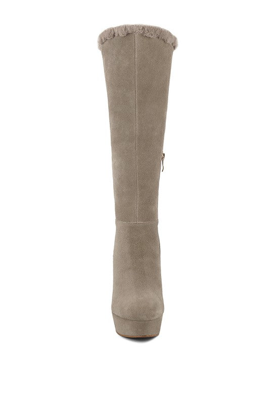 SALDANA Convertible Suede Leather High Boots king-general-store-5710.myshopify.com