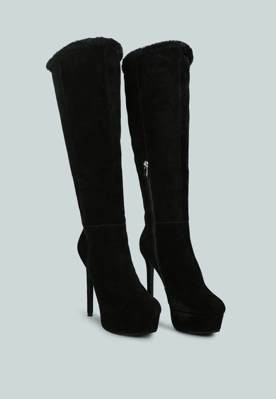 SALDANA Convertible Suede Leather High Boots king-general-store-5710.myshopify.com