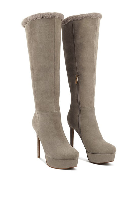 SALDANA Convertible Suede Leather High Boots king-general-store-5710.myshopify.com