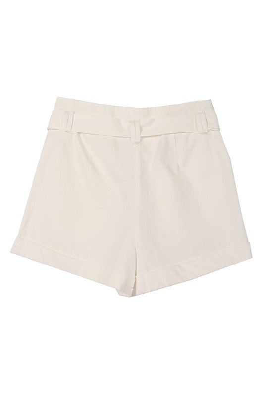 High Waisted Belted Shorts king-general-store-5710.myshopify.com