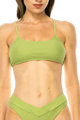 Two Piece Bandeau Top Clean Finished Bikini