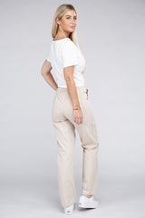 Everyday Wear Elastic-Waist Cargo Pants king-general-store-5710.myshopify.com