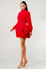 Merry Go Around Ruffle long sleeve dress king-general-store-5710.myshopify.com