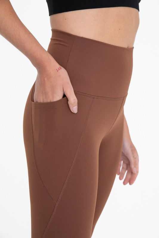 Tapered Band Essential Solid Highwaist Leggings king-general-store-5710.myshopify.com