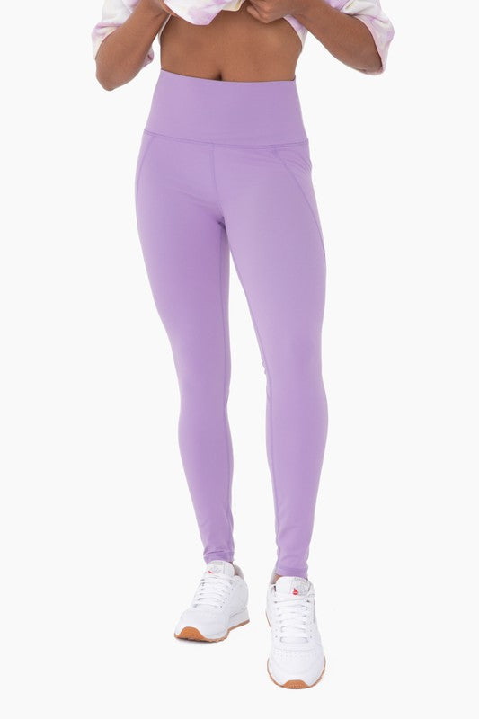 Tapered Band Essential Solid Highwaist Leggings king-general-store-5710.myshopify.com